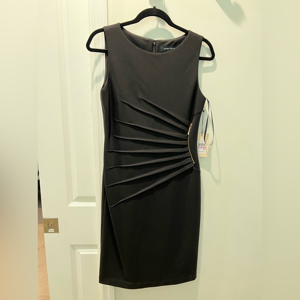 Ivanka Trump sleeveless black dress, size 6